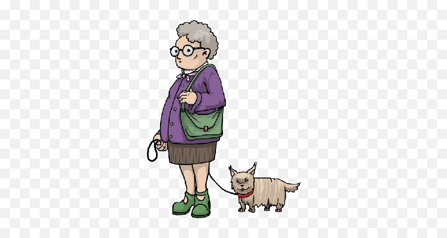Confused Old Lady Png Picture - Old Fat Lady Cartoon,Old Lady Png - free  transparent png images 