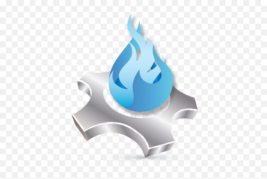 Industrial Flames Symbol - 3d Fire Logo Design Maker Aluminium Alloy Png,Photo Icon Blue Flame