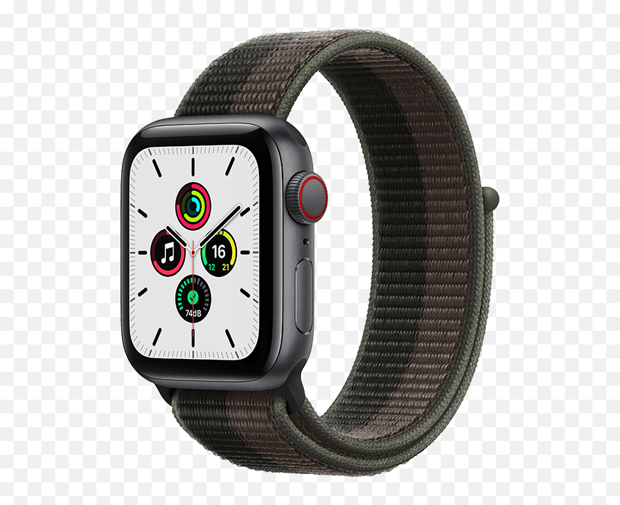 Apple Watch Se 40mm Deals U0026 Contracts Vodafone - Apple Watch Se 40mm Space Gray Aluminum Tornado Gray Sport Png,I Icon On Apple Watch 3