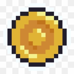 Coin Icon - Pacman Pixel Png