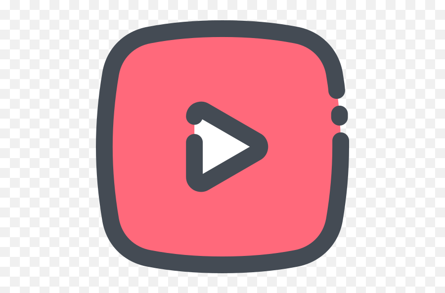 Social Media Logo Youtube Free Icon - Clip Art Png,Logo For Youtube