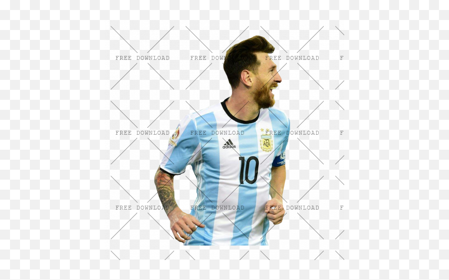 Lionel Messi Ai Png Image With - Messi Hair World Cup 2018,Messi Transparent