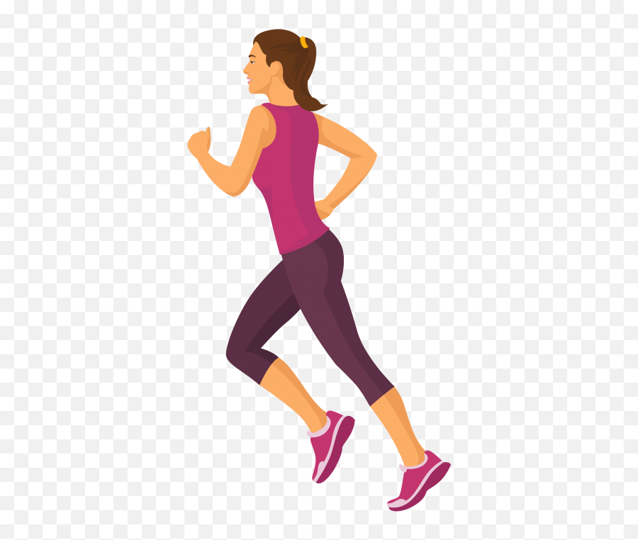 Running Girl Clipart Png Free Download - Girl Running Png,Running Clipart Png