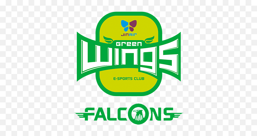 Jin Air Green Wings Falcons - Leaguepedia League Of Jin Air Green Wings Png,Falcons Logo Png