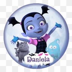 Adesivo Redondo Vampirina - Disney Junior Cartoons Png,Vampirina Png