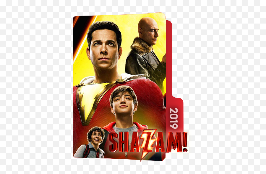Shazam 2019 Folder Icon - Designbust Shazam 2 Movie Png,Shazam Png