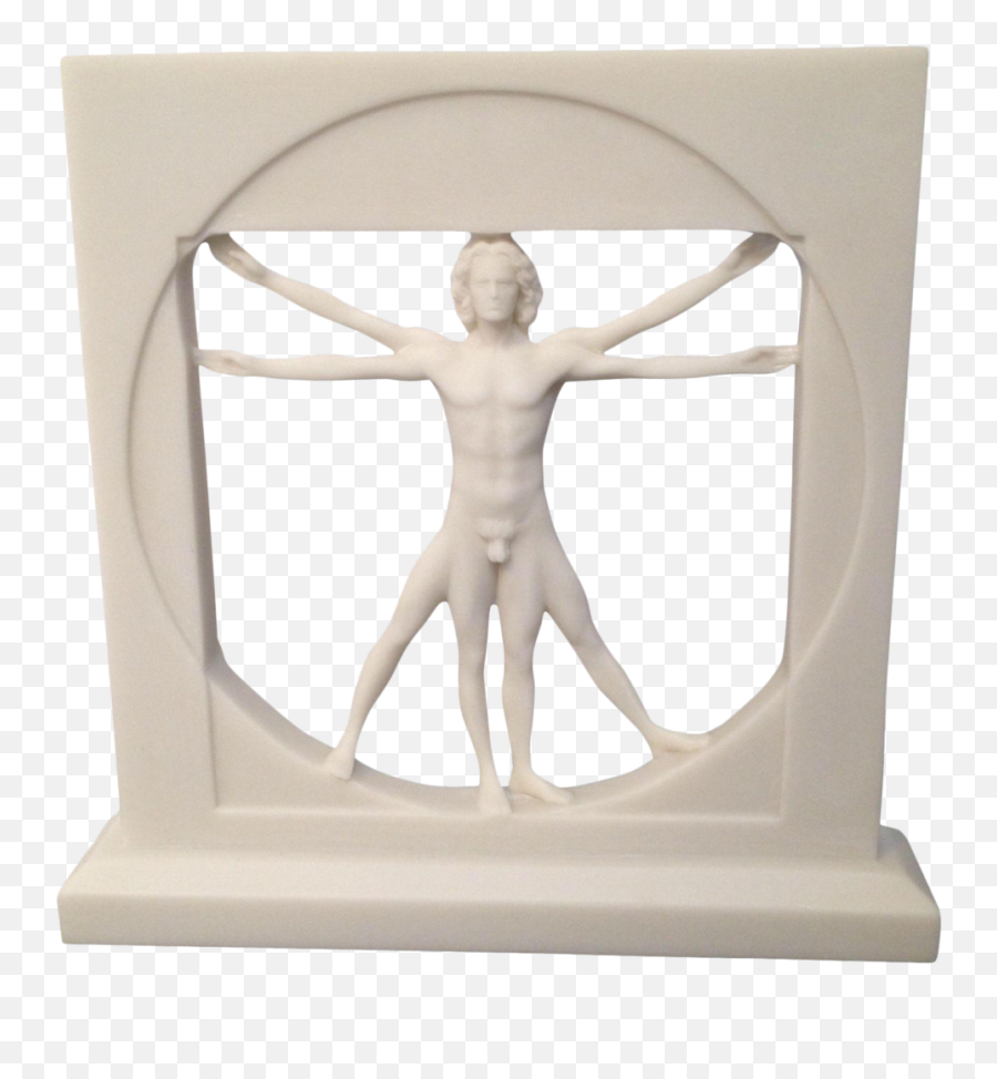 Download Hd Vitruvian Man Sculpture - Vitruvian Man Png,Vitruvian Man Png