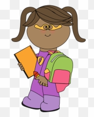 Going To School Transparent U0026 Png Clipart Free Download - YWD Black Female Student
