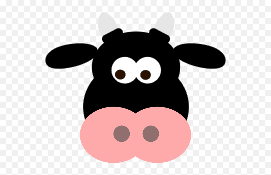Cow Face Png Image - Milk Cow Face Cartoon,Cow Face Png