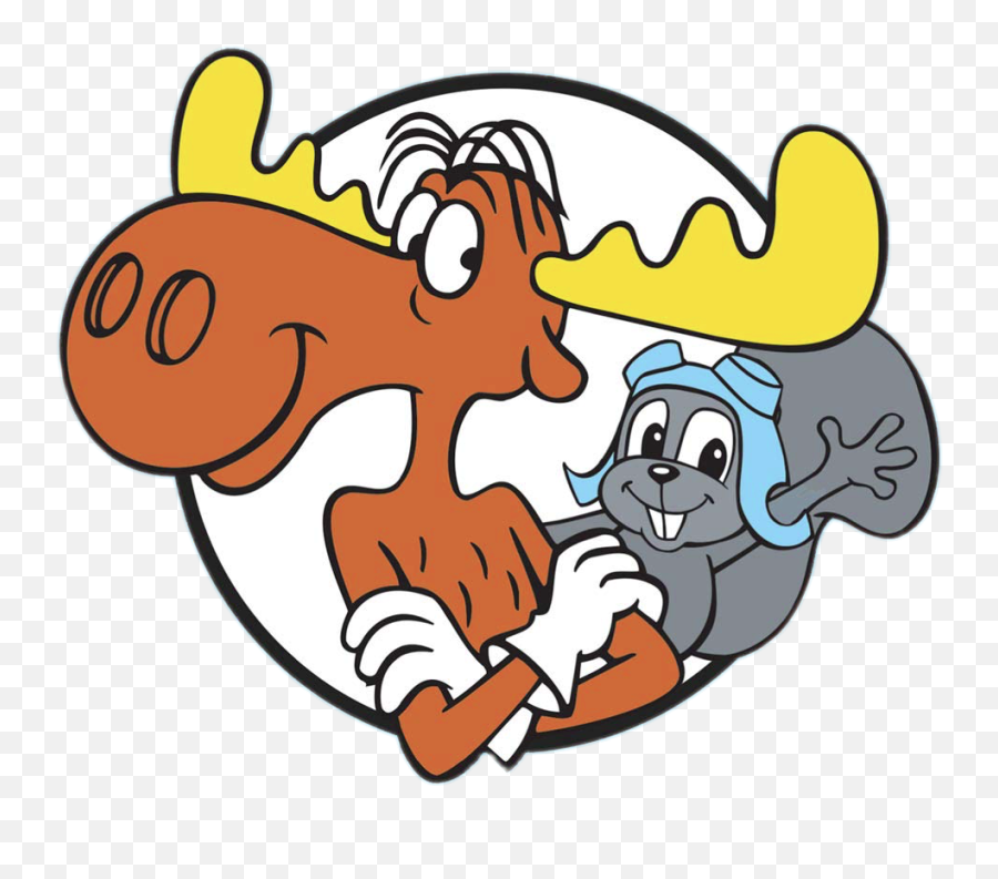 Rocky And Bullwinkle Emblem Png Image