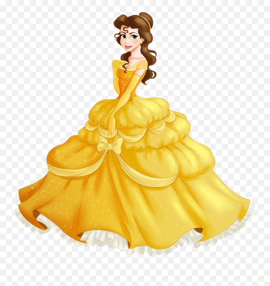 Belle Clipart Transparent Background - Belle Disney Princess Png,Beauty And The Beast Png