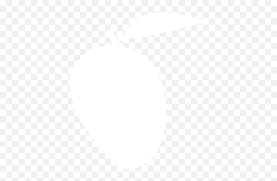 White Mango Icon - Free White Fruit Icons Fruit Icons White Png,Mango Png