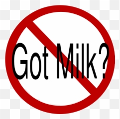 Got Milk Logo Png Picture 1990687 - No Dairy Clipart
