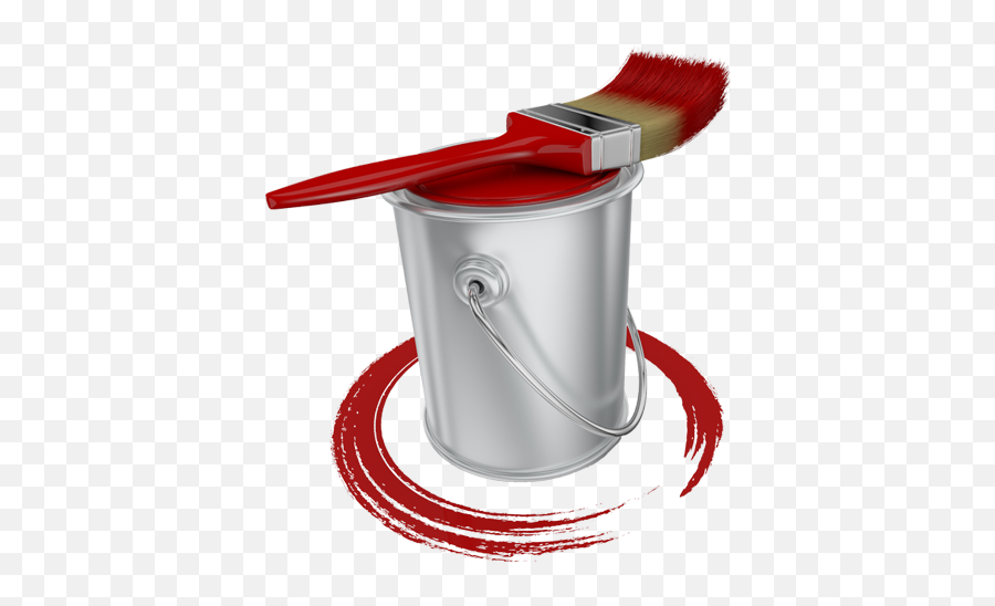 Red Paint Bucket Png Full Size Download Seekpng - Small Appliance,Bucket Png