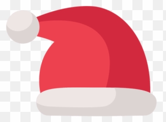 Red Santa Claus Hat Flat Icon 17 - Transparent PNG u0026 SVG Chapéu De Papai Noel Png