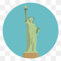 Statue Of Liberty - Free Monuments Icons Png New York Icon,Statue Of Liberty Transparent Background