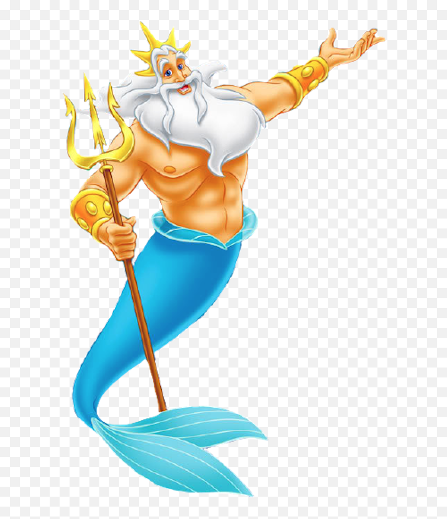 Little Mermaid Clipart Png Download - King Triton Little Mermaid,Mermaid Png