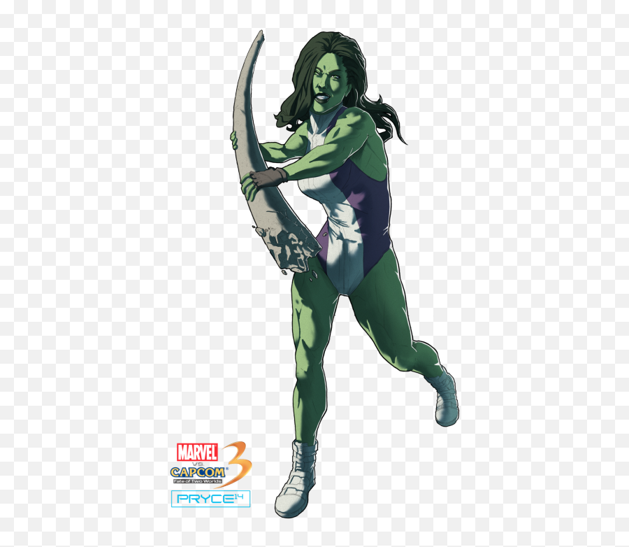 She Hulk Png - She Hulk Capcom Art,She Hulk Png