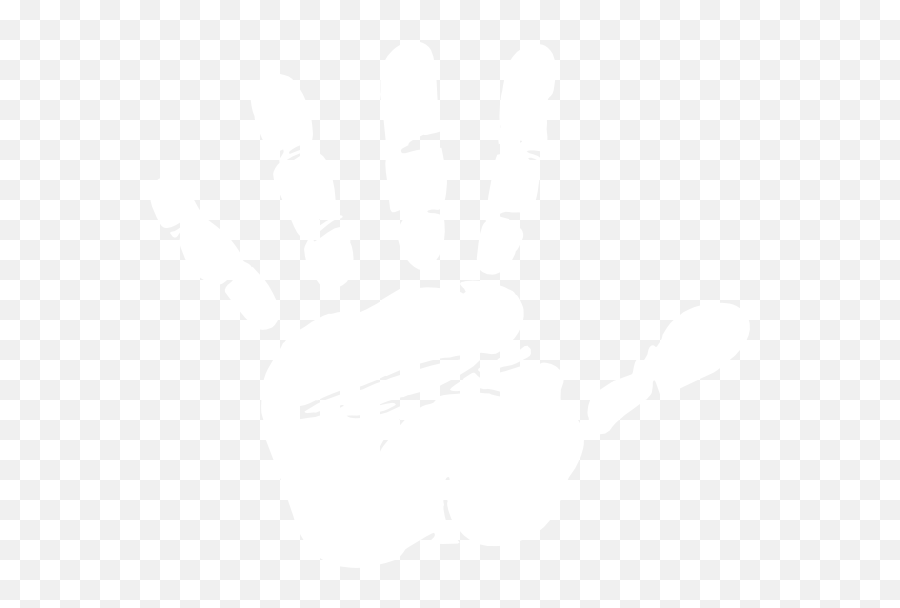 White Handprint Png 2 Image - White Handprint Clipart,Handprint Png