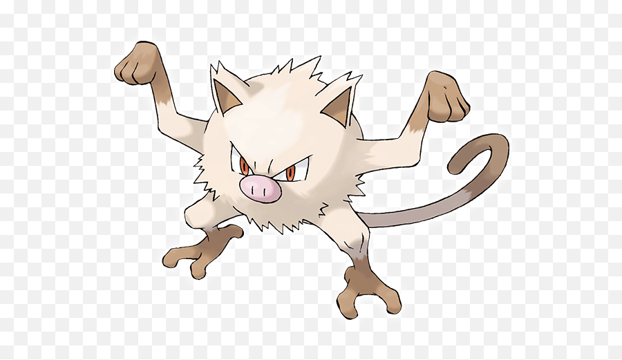 Mankey - Pig Monkey Pokemon Png,Pokedex Png