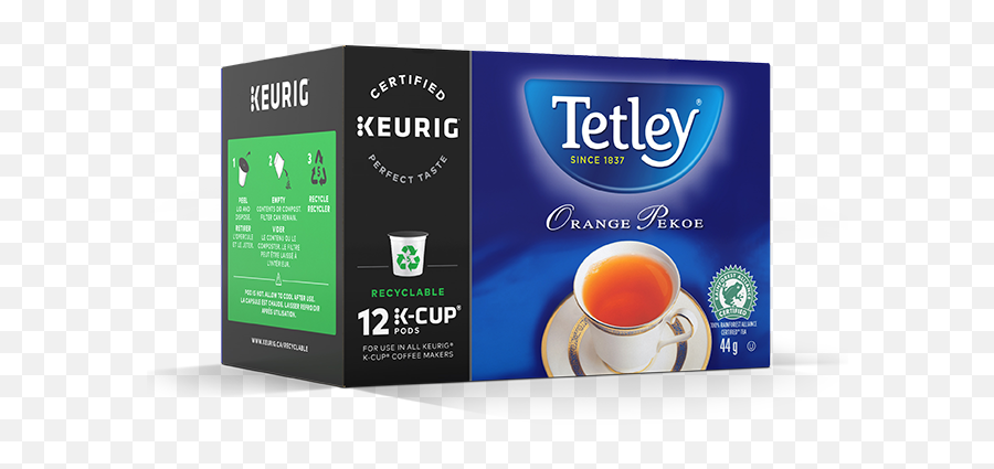 Tetley Orange Pekoe K - Cups Tetley Canada Tetley Png,Keurig Png