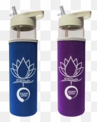 Zazen Glass Water Bottles 700ml - png