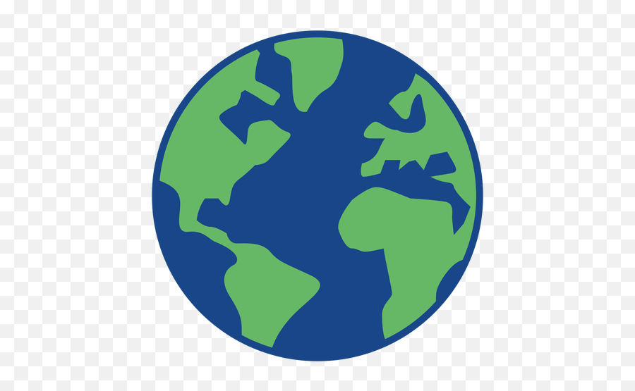 Simple Earth Icon - World Map Png,Earth Icon Png
