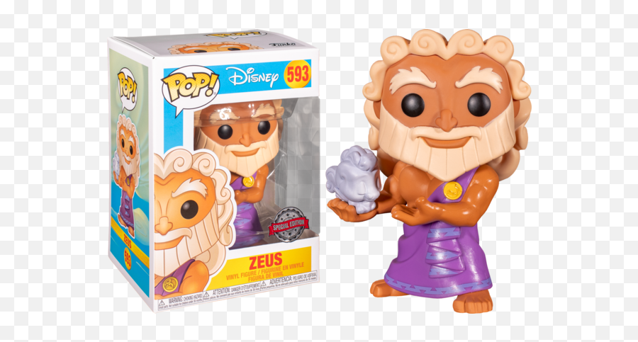 Disney Funko Pop Zeus With Cloud Pegasus 593 Pre - Order Funko Pop Hercules Png,Zeus Png