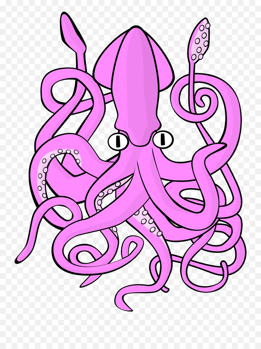 Squid Png Transparent Background Image For Free Download 9 - Giant Squid Clipart Scary,Squid Png