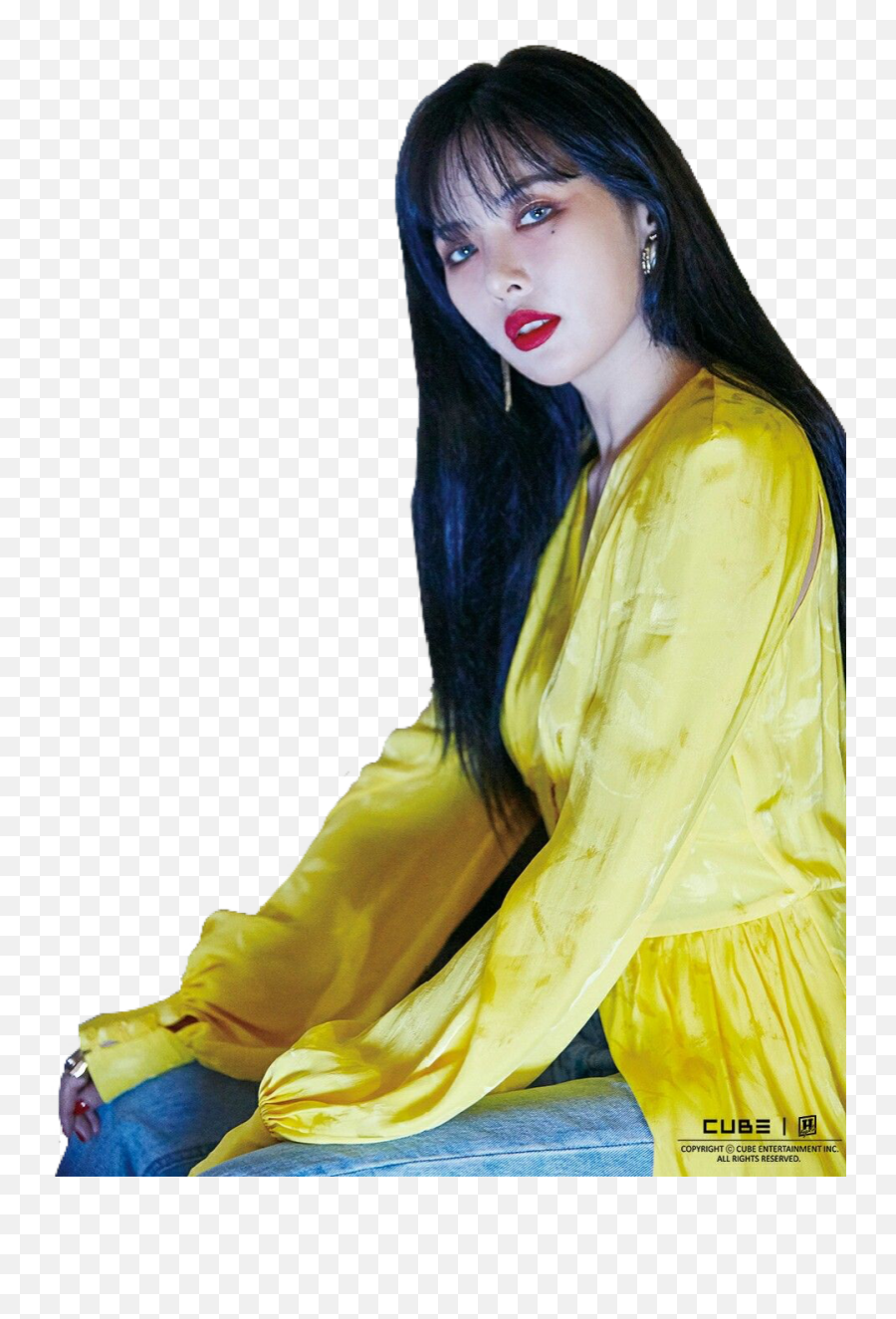 Hyuna Kpop Png Sticker By Hirai Momo - Triple H Retro Futurism Photoshoot,Kpop Png