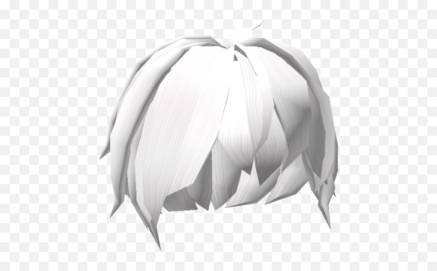 White Anime Hair Roblox Wikia Fandom - Anime Boy Hair Roblox Png,Black And White Anime Png