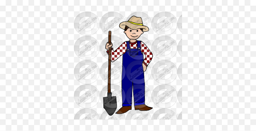Farmer Picture For Classroom Therapy Use - Great Farmer Broom Png,Farmer Png
