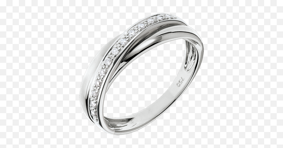 Diamond Saturn Ring - White Gold 18 Carat Wedding Rings White Gold 18 Carats Diamond White C707 Anillos De Matrimonio Oro Blanco Png,Saturn Rings Png