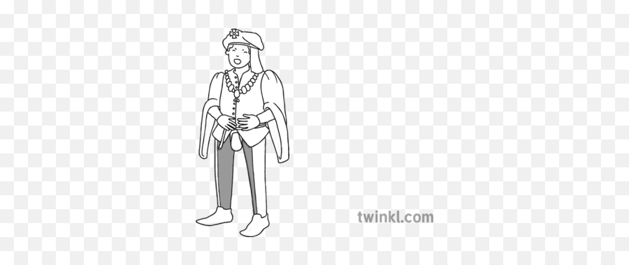 Rich Man Laughing 2 Black And White Illustration - Twinkl Hamlet From Firework Daughter Png,Laughing Man Png
