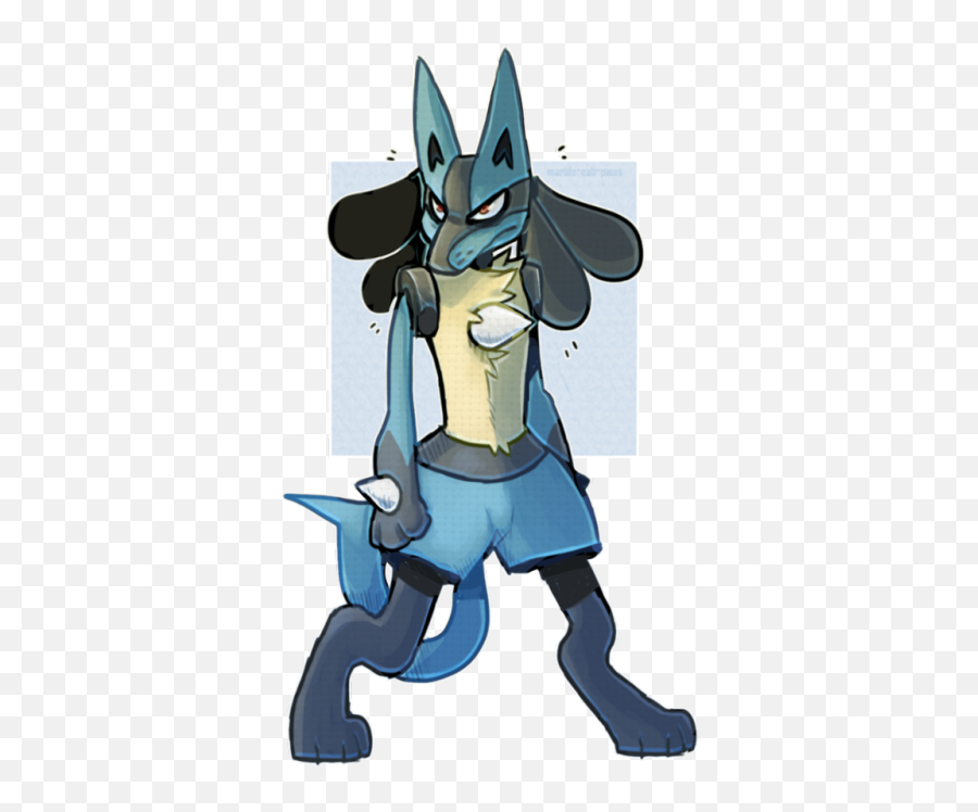 Download Hd Lucario By Marble Cat Paws - Lucario Paws Fictional Character Png,Cat Paws Png