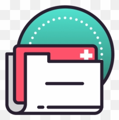 Medical File Record History Folder - Transparent PNG u0026 SVG Ms State Flag