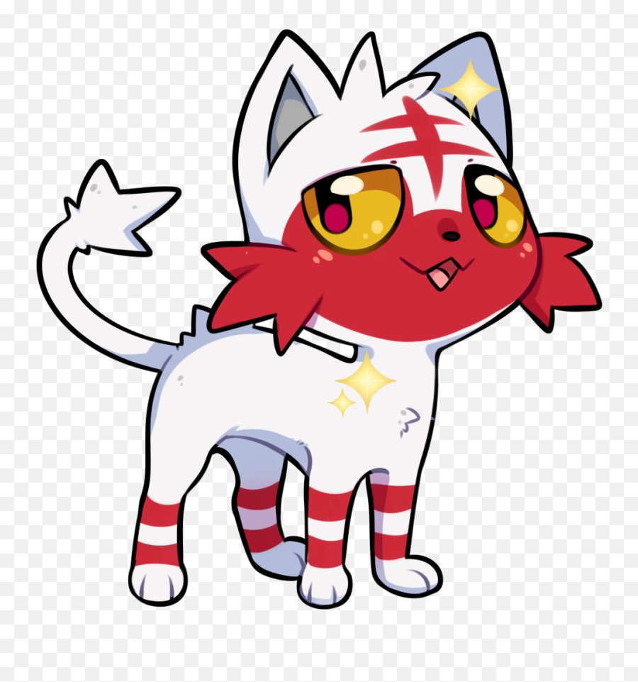 Cute Shiny Litten - Pokemon Litten Shiny Png,Litten Png