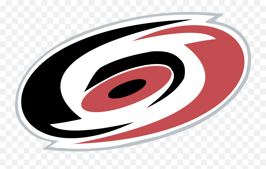 Carolina Hurricanes Logos History Team And Primary Emblem - Carolina Hurricanes Logo Png,Red Circle Logo