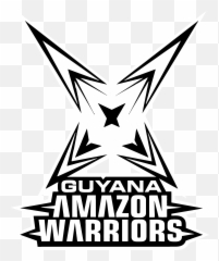 Download Hd Guyama Amazon Warriors Logo Black And White - Guyana png