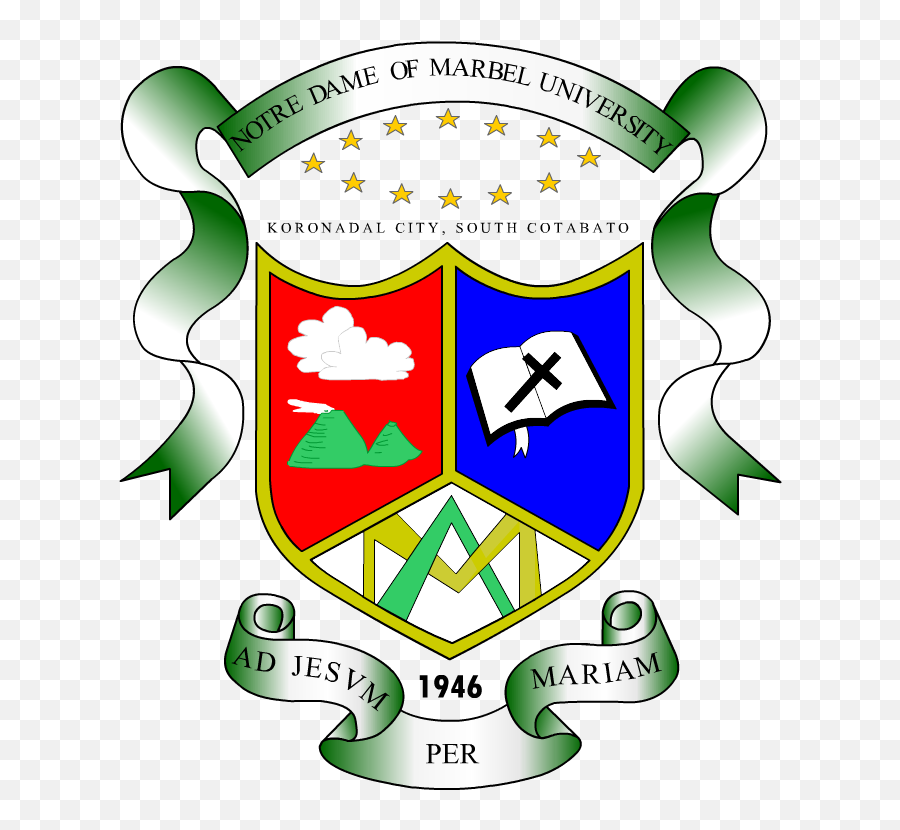 Marbel Logo Transparent Png - Logo Transparent Png Logo Notre Dame Of Marbel University,Notre Dame Logo Png