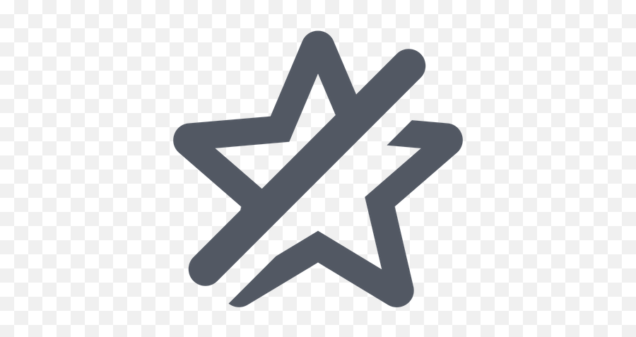 No Star Rating Icon Of Line Style - Available In Svg Png Dot,Star Rating Icon