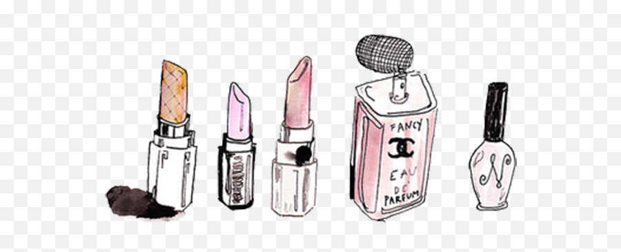 Library Of Chanel Lipstick Image Royalty Free Stock Png - Cartoon Makeup And Perfume,Chanel Png