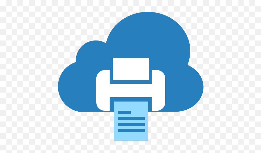 Cloud Printer App For Windows 10 - Cloud Print Icon Png,Cloud App Icon