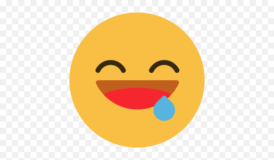 Emoji Emotion Face Feeling Hungry - Wide Grin Png,Emoji Icon Level 66
