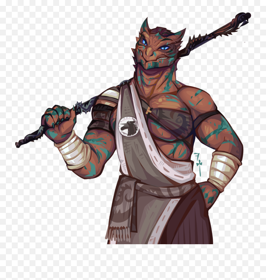 Anthro Scalie Dnd - Dragonborn Monk Male Png,Dragonborn Icon
