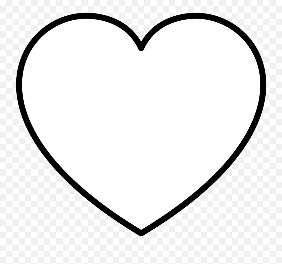 Collection Of Heart Clipart Free Black - Coloring Sheet Of Heart Png,White Hearts Png