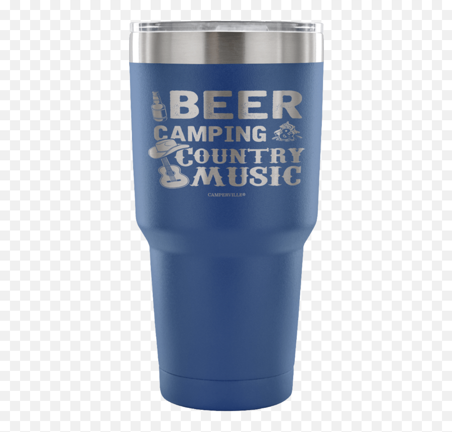 Beer Camping And Country Music - Mug Full Size Png Pint Glass,Country Music Png