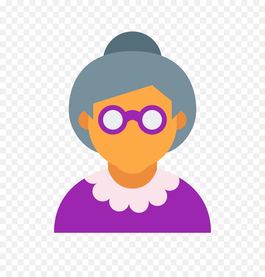 Old Woman Icon Png - Transparent Old Woman Icon,Old Lady Png