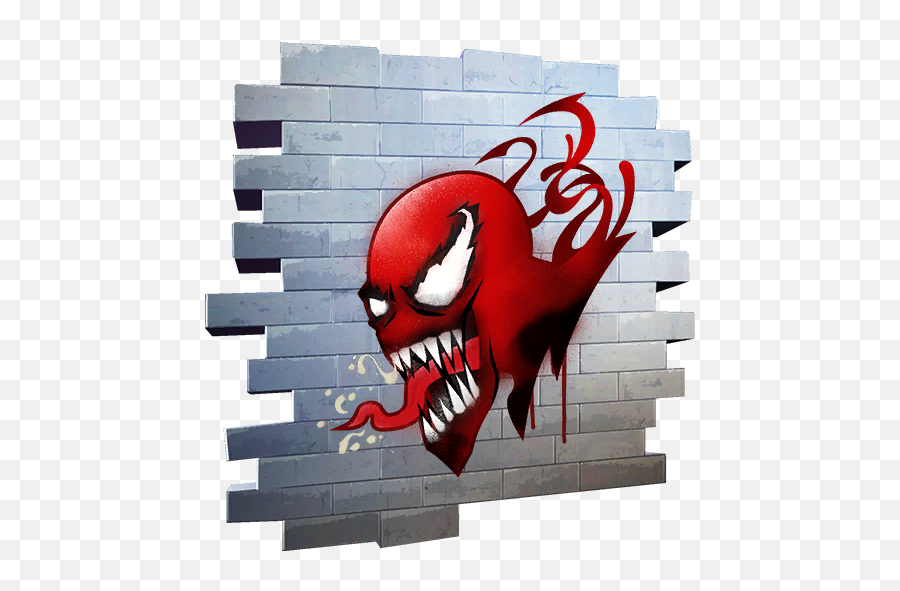 Fortnite Itu0027s All Gonna Be Red Soon Spray - Png Pictures Venom Skin Png Carnage Fortnite,Red Skull Icon