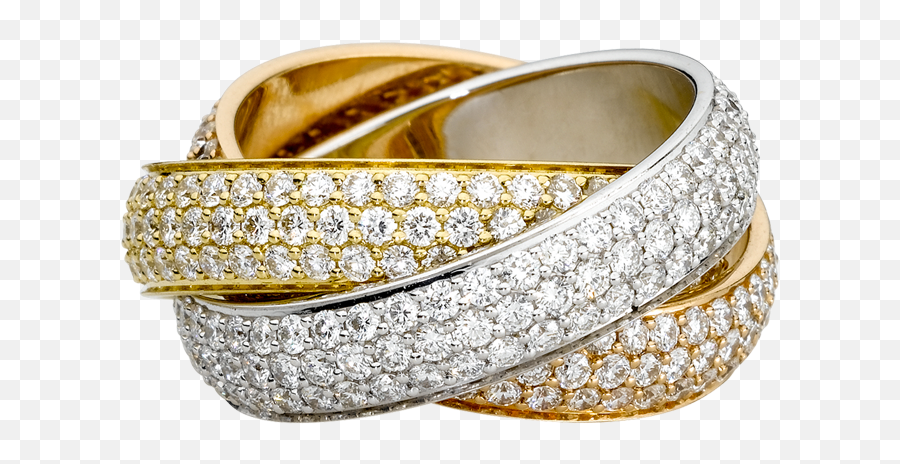 Download Gold Ring Wedding Png Image For Free - Trinity Ring Cartier Png,Rings Png
